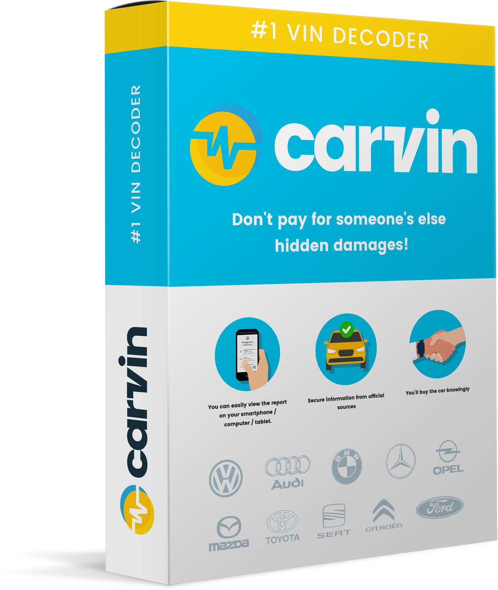 Report box: check the car by VIN or number plate